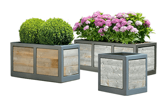 Reclaimed Wood Planter Epic Collection