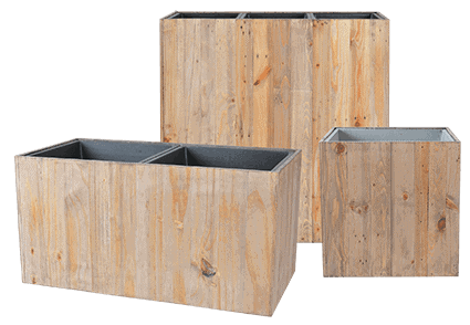 Reclaimed Wood Planter Salvaged Wood Collection